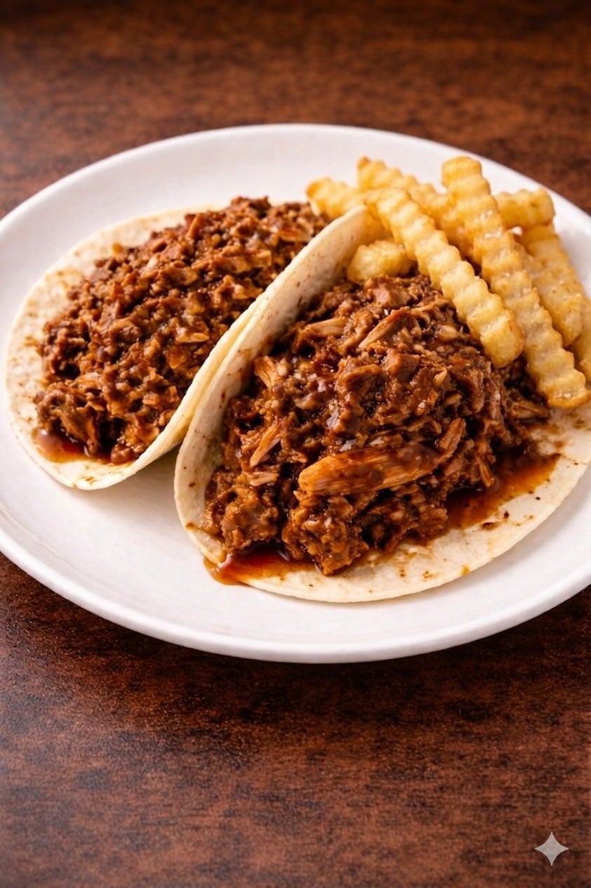 JERK TACOS 2 & FRIES